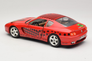 Ferrari 456 GT Interconti Car HiFi Červený Bburago 1:18 3036-D Kov – obrázok 7 z 8