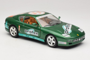 Ferrari 456 GT Profex #1 Zelený 1992 Bburago 1:18 3336-GR1 Kov – obrázok 6 z 8