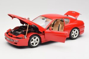 Ferrari 456 GT Červený Bburago 1:18 3036-M1 Kov – obrázok 2 z 8
