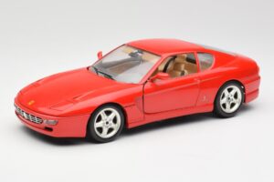 Ferrari 456 GT Červený Bburago 1:18 3036-M1 Kov