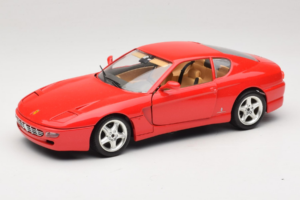 Ferrari 456 GT Červený Bburago 1:18 3046-R1 Kov