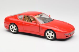 Ferrari 456 GT Červený Bburago 1:18 3036-M1 Kov – obrázok 6 z 8