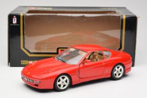 Ferrari 456 GT Červený Bburago 1:18 3036-M1 Kov – obrázok 8 z 8