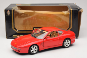 Ferrari 456 GT Červený Bburago 1:18 3046-R1 Kov – obrázok 8 z 8