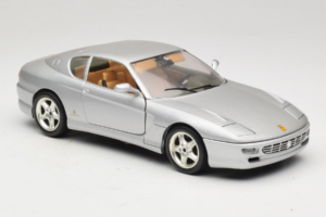 Ferrari 456 GT Strieborný Bburago 1:18 3336-S1 Kov – obrázok 6 z 8