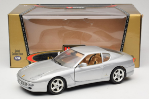 Ferrari 456 GT Strieborný Bburago 1:18 3336-S1 Kov – obrázok 8 z 8