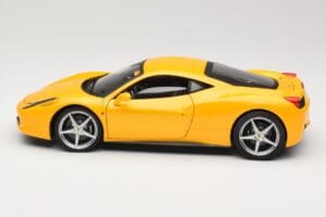 Ferrari 458 Italia Žltý Hot Wheels 1:18 P9894 Kov – obrázok 4 z 8