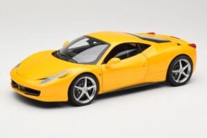 Ferrari 458 Italia Žltý Hot Wheels 1:18 P9894 Kov