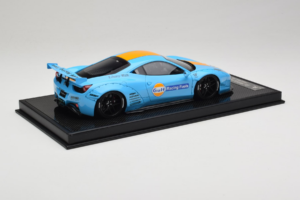 Ferrari 458 LB Works Gulf Blue Orange BBA 1:18 REMC033 Živica – obrázok 3 z 7