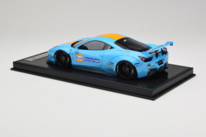 Ferrari 458 LB Works Gulf Blue Orange BBA 1:18 REMC033 Živica – obrázok 5 z 7