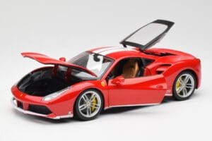Ferrari 488 GTB Červený Bburago 1:18 18-76102 Kov – obrázok 2 z 8