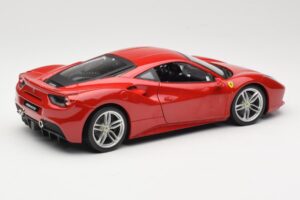 Ferrari 488 GTB Červený Bburago 1:18 18-16008 Kov – obrázok 3 z 8