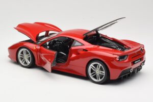 Ferrari 488 GTB Červený Bburago 1:18 18-16008 Kov – obrázok 5 z 8