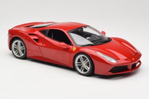 Ferrari 488 GTB Červený Bburago 1:18 18-16008 Kov – obrázok 6 z 8