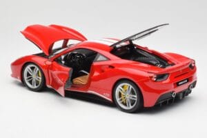 Ferrari 488 GTB Červený Bburago 1:18 18-76102 Kov – obrázok 5 z 8