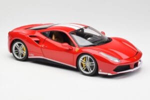 Ferrari 488 GTB Červený Bburago 1:18 18-76102 Kov – obrázok 6 z 8
