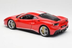 Ferrari 488 GTB Červený Bburago 1:18 18-76102 Kov – obrázok 7 z 8