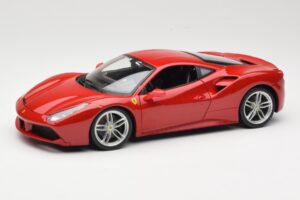 Ferrari 488 GTB Červený Bburago 1:18 18-16008 Kov