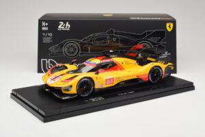 Ferrari 499P Hypercar AF Corse #83 R. Kubica / Y. Ye / R. Shwartzman 24 Hours of Le Mans 2024 Bburago 1:18 18-16313-83-VET Ko – obrázok 9 z 9