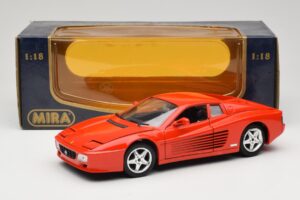 Ferrari 512 TR Červený Mira 1:18 6144 Kov – obrázok 8 z 8