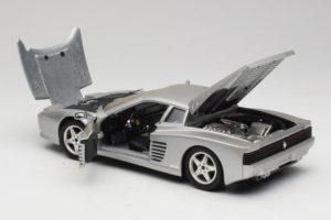 Ferrari 512 TR Strieborný Mira 1:18 6178-B1 Kov – obrázok 5 z 8
