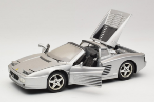 Ferrari 512TR Targa Strieborný Mira 1:18 6175 Kov – obrázok 2 z 8