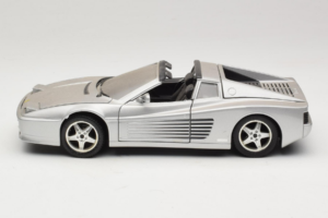 Ferrari 512TR Targa Strieborný Mira 1:18 6175 Kov – obrázok 4 z 8