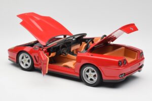 Ferrari 550 Barchetta Pininfarina Červená Bburago 1:18 327660 Kov – obrázok 5 z 8