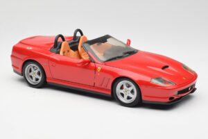 Ferrari 550 Barchetta Pininfarina Červená Bburago 1:18 327660 Kov – obrázok 6 z 8