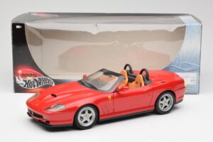 Ferrari 550 Barchetta Pininfarina Červená Bburago 1:18 327660 Kov – obrázok 8 z 8