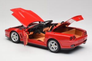 Ferrari 550 Barchetta Rosso Corsa Hot Wheels 1:18 29441 Kov – obrázok 5 z 8