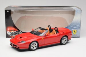Ferrari 550 Barchetta Rosso Corsa Hot Wheels 1:18 29441 Kov – obrázok 8 z 8