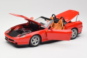 Ferrari 550 Barchetta Rosso Corsa Hot Wheels 1:18 74299294419 Kov – obrázok 2 z 8