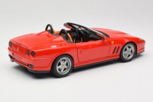 Ferrari 550 Barchetta Rosso Corsa Hot Wheels 1:18 74299294419 Kov – obrázok 3 z 8