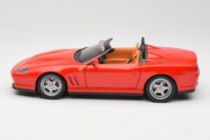 Ferrari 550 Barchetta Rosso Corsa Hot Wheels 1:18 74299294419 Kov – obrázok 4 z 8