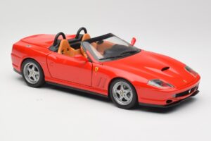 Ferrari 550 Barchetta Rosso Corsa Hot Wheels 1:18 74299294419 Kov – obrázok 6 z 8