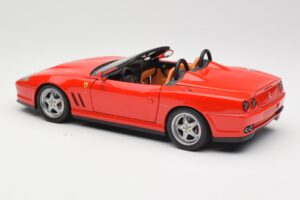 Ferrari 550 Barchetta Rosso Corsa Hot Wheels 1:18 74299294419 Kov – obrázok 7 z 8