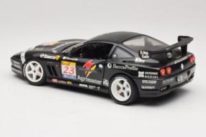 Ferrari 550 Maranello #23 Agrimaster Čierny Bburago 1:18 3344-B2 Kov – obrázok 7 z 8