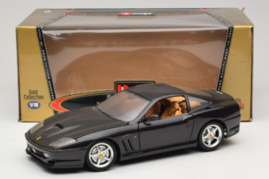 Ferrari 550 Maranello Čierny Metalický Bburago 1:18 3344-B1 Kov – obrázok 8 z 8