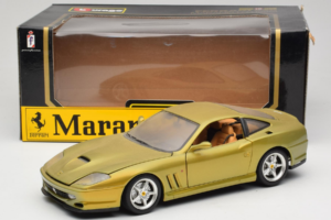 Ferrari 550 Maranello Gold Metallic Braccio & Gotz Bburago 1:18 3044-G1 Kov – obrázok 8 z 8
