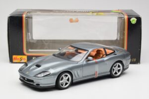Ferrari 550 Maranello Šedý Metallic Maisto 1:18 4839 Kov – obrázok 6 z 6