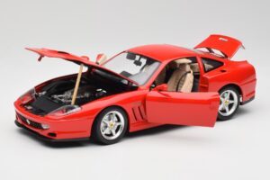 Ferrari 550 Maranello Červený Bburago 1:18 3064 Kov – obrázok 2 z 8