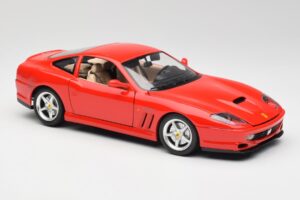 Ferrari 550 Maranello Červený Bburago 1:18 3064 Kov – obrázok 6 z 8