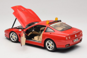 Ferrari 550 Maranello Safety Car Rosso Corsa Bburago 1:18 3064-P1 Kov – obrázok 5 z 8