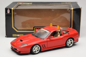 Ferrari 550 Maranello Safety Car Rosso Corsa Bburago 1:18 3064-P1 Kov – obrázok 8 z 8