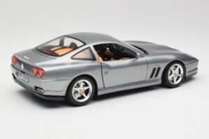 Ferrari 550 Maranello Strieborný Bburago 1:18 3344 Kov – obrázok 3 z 8