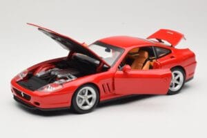 Ferrari 575M Maranello Červený Hot Wheels 1:18 54937 Kov – obrázok 2 z 8