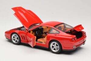 Ferrari 575M Maranello Červený Hot Wheels 1:18 54937 Kov – obrázok 5 z 8