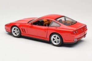 Ferrari 575M Maranello Červený Hot Wheels 1:18 54937 Kov – obrázok 7 z 8