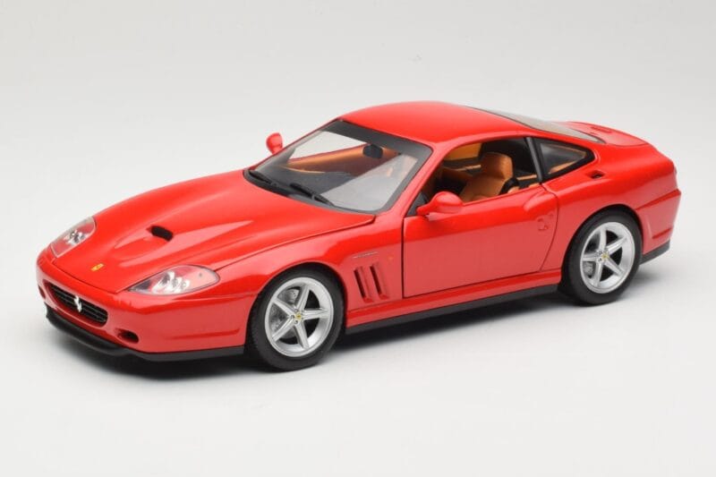 Ferrari 575M Maranello Červený Hot Wheels 1:18 54937 Kov